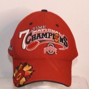 TOW Ohio State Buckeyes 7 Time National Champions Cap # 630